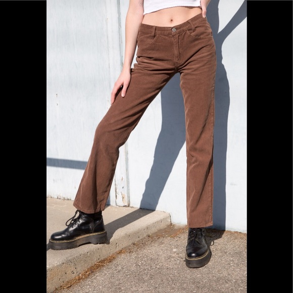 Mid rise corduroy pants Clearance